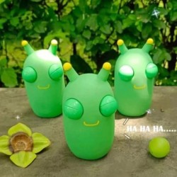 2-Pack Funny Grass Worm Pinch Toy | Green Contacts Pop Out it Eyes Squeeze Toys | Sensory Slug Fidgets Toy for Anxiety | Squi...