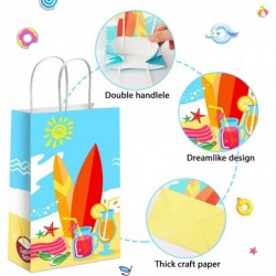 Beach Ball Gift Bags for Beach Party Favors Pool Birthday Goodie Treat Candy Bags with Handles Summer Party Favor Bags for Be...