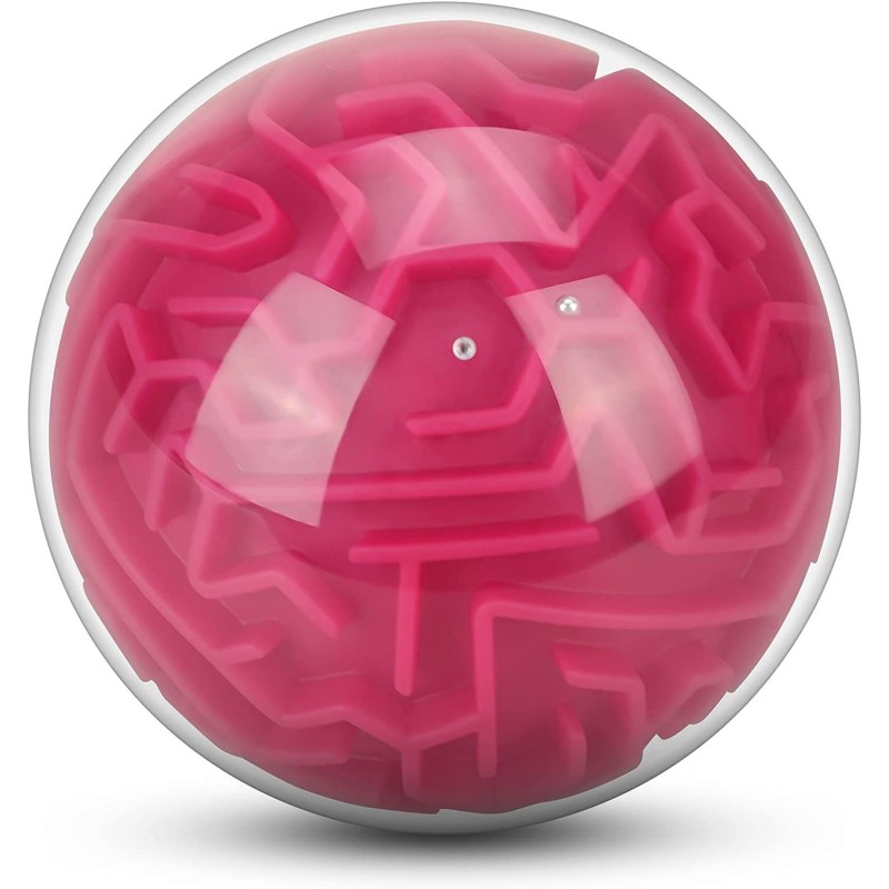 Maze Ball 3D Maze Puzzle Brain Teasers Games Gravity Plastic Handheld 3D Maze Ball 4 Inches Puzzle Toy Maze Puzzle Cube Ball ...