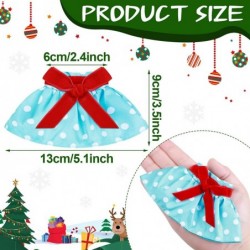 6 Pieces Santa Clothing Elf Doll Dance Skirt Set Christmas Elf Skirts for Elf Doll Xmas Holiday Decorations (Classic Style) $...