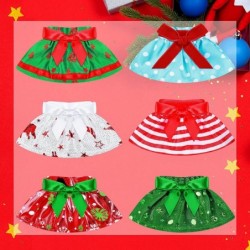 6 Pieces Santa Clothing Elf Doll Dance Skirt Set Christmas Elf Skirts for Elf Doll Xmas Holiday Decorations (Classic Style) $...