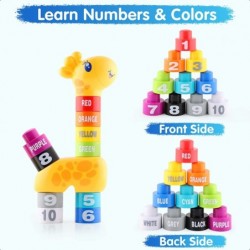 Baby Stacking Toys Toddler Montessori Building Blocks Set Infant Alphabet Number Learning Block Early Development Educational...