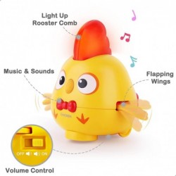 Baby Musical Chicken W/ Matching Egg Toys Boy Girl Educational Learning Color Shape Sorter Game Egg Interactive Montesorri Bi...