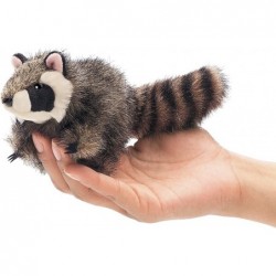 Mini Raccoon Finger Puppet Gray 1 EA $17.98 Plush Puppets