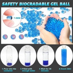 Gel Ball Blaster Splatter Ball Blaster with 60000 Water Beads Electrical Splat Water Ball Toys for Outdoor Team Games for Boy...