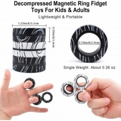 6Pcs Magnetic Rings Fidget Toys for Teens Adults&Kids|Fidget Pack Under 10 Dollars|ADHD Fidget Toy Pack for Anxiety Relief Co...