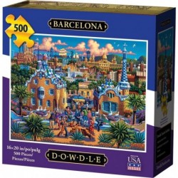 Dowdle Jigsaw Puzzle - Barcelona - 500 Piece $43.43 Jigsaw Puzzles