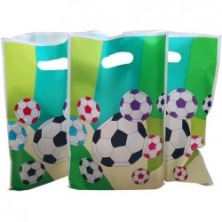 30PCS Soccer Gift Bags Treat Candy Bags Soccer Goodie Bags Soccer Theme Gift Bags for Birthday Kids Party Football Themed Par...