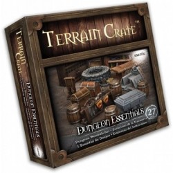 Terrain Crate - Dungeon Essentials Medium Size Set | Highly-Detailed 3D Miniatures | Pre-Assembled Scenery Tabletop Game Acce...