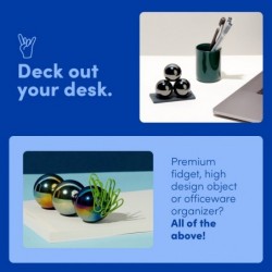 Supers 33mm Magnets Balls Fidget Toys for Adults Set of 6 Great Office Desk Decorations and Stress Relief Gifts $53.13 Magnet...