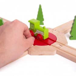 4 Way Turntable - Other Major Wooden Rail Brands are Compatible $39.02 Toy Vehicle Playsets