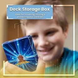 TCG Deck Box Including 100 Assorted Cards (1 GX Ultra Rare 4 Reverse Holographics and 5 Rare Cards) $34.93 Card Games