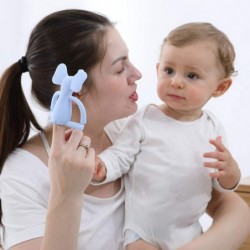 Baby Teething Toys Food Grade Liquid Silicone Baby Teether (Blue) $17.64 Baby Teether Toys