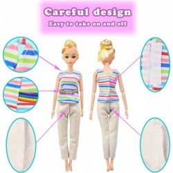 Doll Clothes for 11.5 Inch Girl Doll 20 Pcs Casual Wear Clothes and Doll Accessories with 10 Pairs Shoes +10 Fashion Doll Dre...