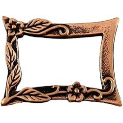 House Miniature Accessory Antique Copper Climbing Flower Framed Mirror $23.38 Dollhouse Accessories