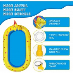 Inflatable Kiddie Pool Sprinkler Dinosaur Sprinkler Pool Fountain Water Toys Cute 3 in 1 Summer Splash Pad Kiddie Pool Portab...