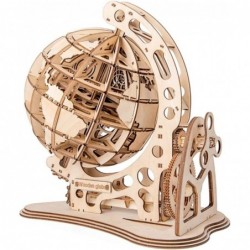 3D Wooden Globe Puzzle Self Assembling Mechanical Drive DIY Brain Teaser Puzzles $39.15 3-D Puzzles