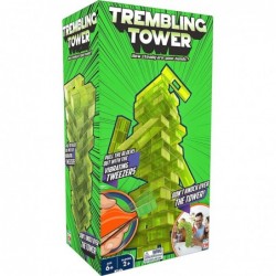 Trembling Tower The Ultimate Vibrating Stacking Game Pull Blocks Out with Vibrating Tweezers Extra Challenge Precision & Fine...