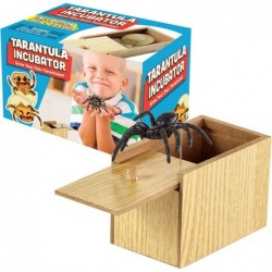 Upgraded Spider Prank Box - Fake Spider & Wooden Box Gag Gift for Kids - Joke Gift Box Packaging Adds to The Suspense - Uniqu...