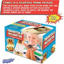 Upgraded Spider Prank Box - Fake Spider & Wooden Box Gag Gift for Kids - Joke Gift Box Packaging Adds to The Suspense - Uniqu...