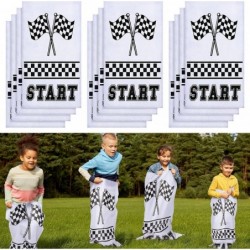 12 Pieces Potato Sack Race Bags Race Car Party Favors Outdoor Lawn Games Potato Sack Race Jumping Bags Race Car Themed Party ...