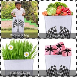 12 Pieces Potato Sack Race Bags Race Car Party Favors Outdoor Lawn Games Potato Sack Race Jumping Bags Race Car Themed Party ...