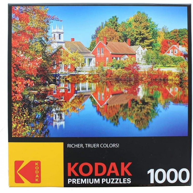 1000 Piece - Autumn in Harrisville New Hampshire $22.67 Jigsaw Puzzles