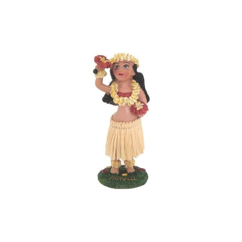 Hawaiian Dashboard Dancing Hula Girl Doll with Uli Uli $30.74 Dolls