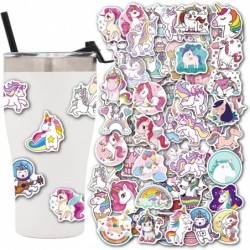 100 PCS Cute Unicorn Stickers Pack - 100% Waterproof Vinyl Unicorn Stickers for Water Bottles Notebooks Laptops Phone Pad Ska...