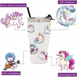 100 PCS Cute Unicorn Stickers Pack - 100% Waterproof Vinyl Unicorn Stickers for Water Bottles Notebooks Laptops Phone Pad Ska...