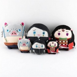 Anime Stuffed Plush Dolls Kamado Tanjiro Cute Toys Keychain Cushion Pillows Cosplay Props for Fans (20cm/7.87inch Enmu) $25.5...