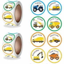 1000 PCS Tractor/Bulldozer/Crane/Dump Truck/Mixer Truck/Steamroller/Mixer Truck/Steamroller/Excavator/Coal Truck Sticker Gift...