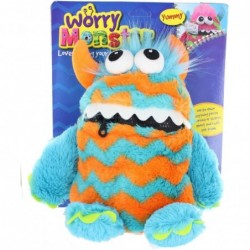 Worry Monster Soft Plush Toy Blue and Orange Childrens Write Down Your Worries Cuddly Toy 9” $27.08 Plush Figure Toys