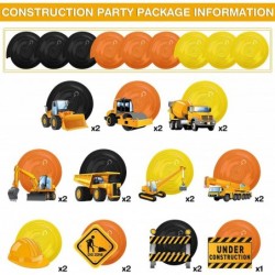 30 Pieces Construction Birthday Party Supplies Construction Party Decoration Zone Party Hanging Swirl Traffic Zone Theme Stre...