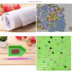 Full Drill 5d Diamond Painting Kits Cross Stitch Craft Kit New DIY Kits for Kids Adults Paint by Number Kits (Flower 25x30cm ...