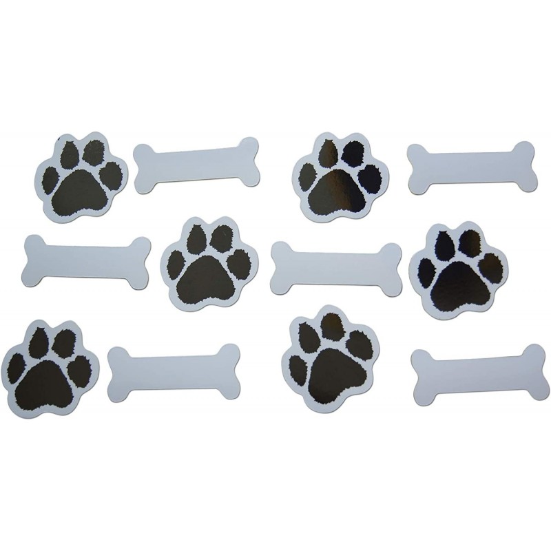 Dog Bone & Animal Paw Small Refrigerator Magnets Set for Party Favors & Carnival Prizes Miniature Design (12 Pieces) $18.86 K...