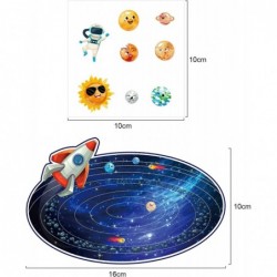 16 Sheets Outer Space Stickers for Kids Planet Solar System Stickers Outer Space Craft Kit Kids Educational and Learning Acti...