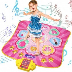 Dance Mat Birthday Gifts for 3 4 5 6 7 8 Year Old Girls Boys Kids Dance Pad Musical Toys with LED Light 9 Game Modes 8 Challe...