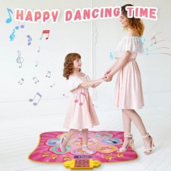 Dance Mat Birthday Gifts for 3 4 5 6 7 8 Year Old Girls Boys Kids Dance Pad Musical Toys with LED Light 9 Game Modes 8 Challe...