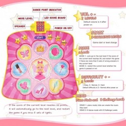 Dance Mat Birthday Gifts for 3 4 5 6 7 8 Year Old Girls Boys Kids Dance Pad Musical Toys with LED Light 9 Game Modes 8 Challe...