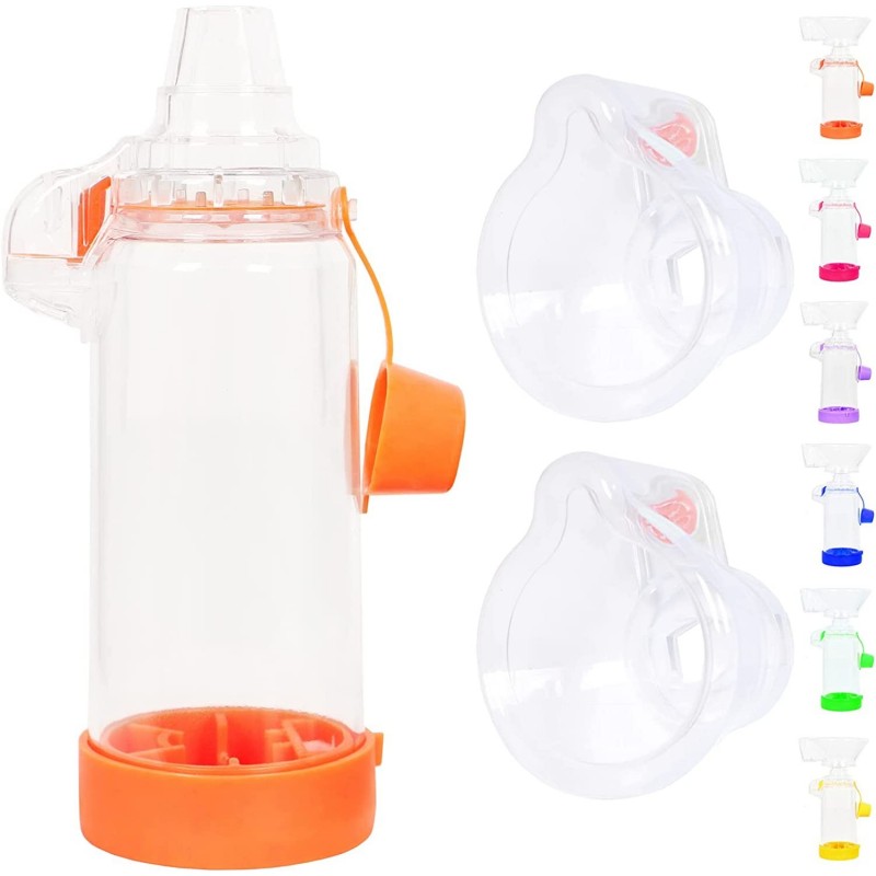 Spacer for Kids and Adult with 2Mask (Orange-Kids-2Masks) $30.04 Kids' Dress-Up Accessories