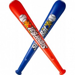 Inflatable Baseball Bats in Bulk - (Pack of 12) - Giant 42 Inch Baseball Party Favors for Kids Sports Theme Toy Party Supplie...