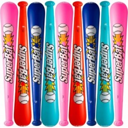 Inflatable Baseball Bats in Bulk - (Pack of 12) - Giant 42 Inch Baseball Party Favors for Kids Sports Theme Toy Party Supplie...