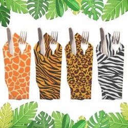 Jungle Safari Animal Print Party Disposable Napkins Paper Napkins for Birthday Party Baby Shower and Jungle Safari Themed Par...