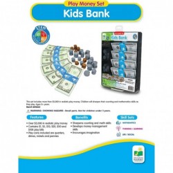 The Learning Journey: Kids Bank Play Money Set - Play Money for Kids - Over $5000 in Realistic Play Money to Build Kids Count...