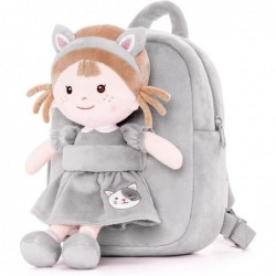 Toddler Backpack Kids Backpacks with Soft Plush Baby Dolls Gray Cat 9.5"… $45.07 Plush Figure Toys