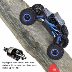 1:18 Rock Crawler 2.4Ghz Remote Control Car 4WD Off Road RC Monster Truck (Blue) $45.55 Remote & App Controlled Vehicles