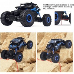 1:18 Rock Crawler 2.4Ghz Remote Control Car 4WD Off Road RC Monster Truck (Blue) $45.55 Remote & App Controlled Vehicles