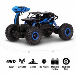 1:18 Rock Crawler 2.4Ghz Remote Control Car 4WD Off Road RC Monster Truck (Blue) $45.55 Remote & App Controlled Vehicles