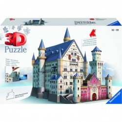 Neuschwanstein 216 Piece 3D Jigsaw Puzzle for Kids and Adults - Easy Click Technology Means Pieces Fit Together Perfectly $79...